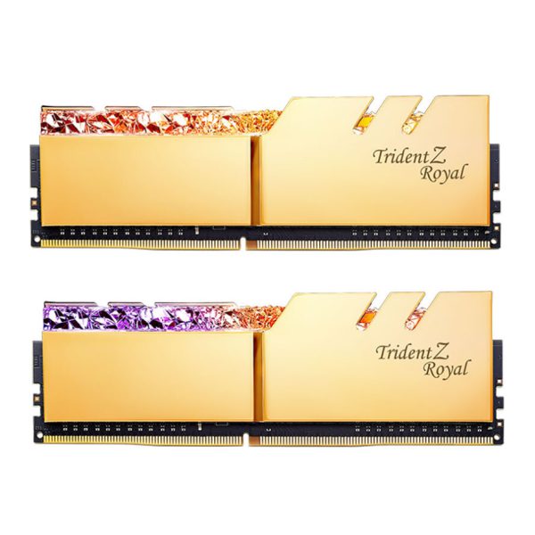 رم جی اسکیل Trident Z Royal Gold 16GB 8GBx2 3200MHz CL16